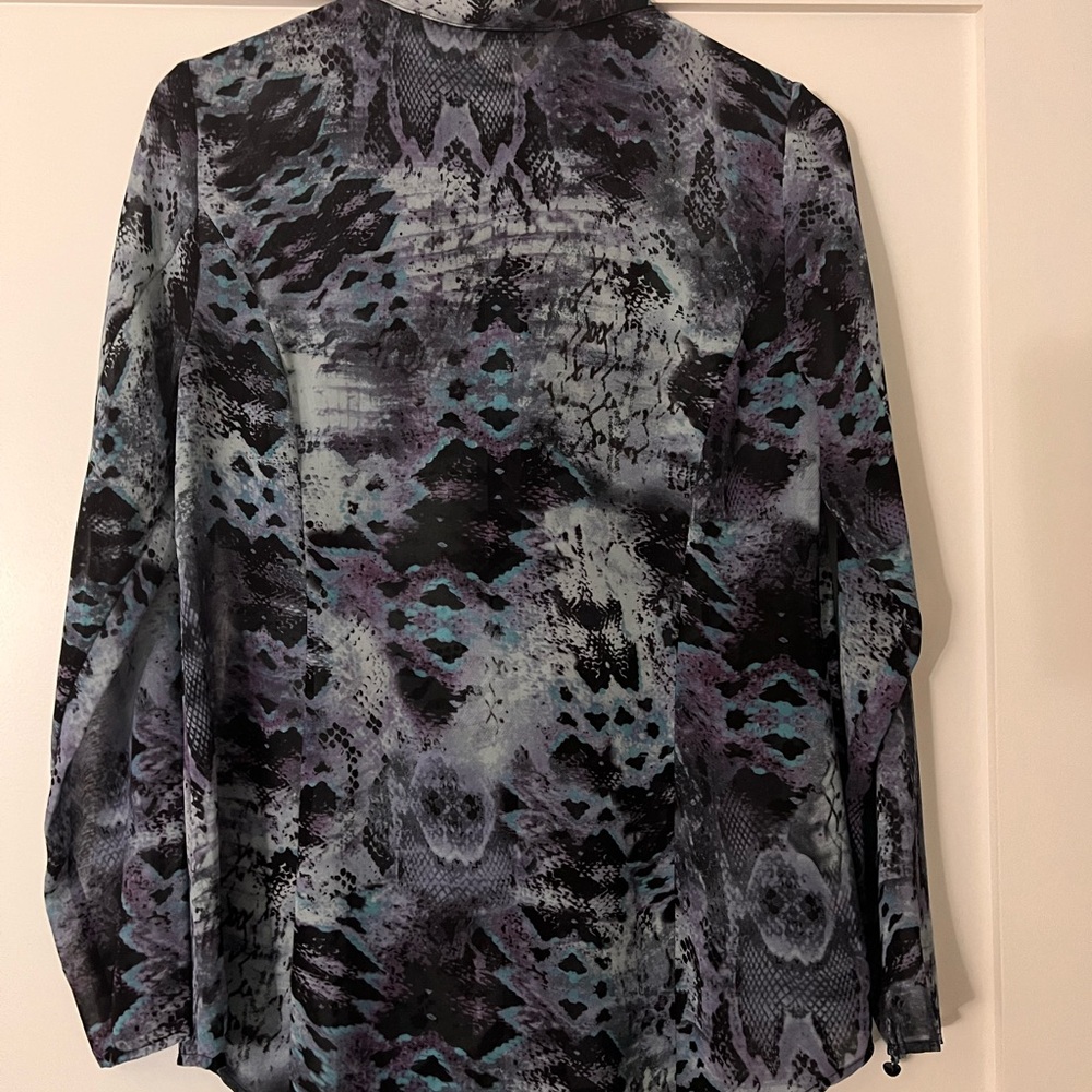 Cabi 609 - Medium Multicolor Python Print Shirt - image 2